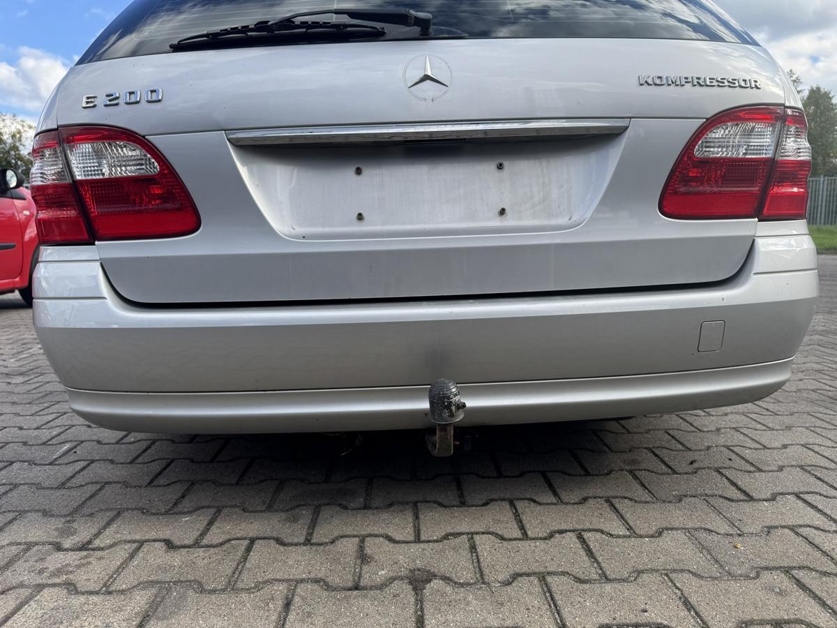 Mercedes E Klasse S211 original Sto&szlig;stange Stossf&auml;nger hinten 744 Brillantsilber T-Modell Bj.2005
